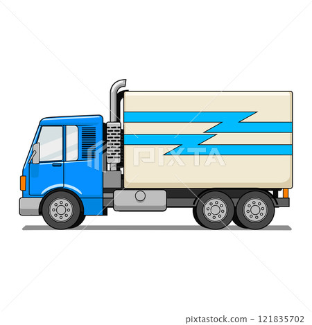 Truck cartoon vector illustration 121835702