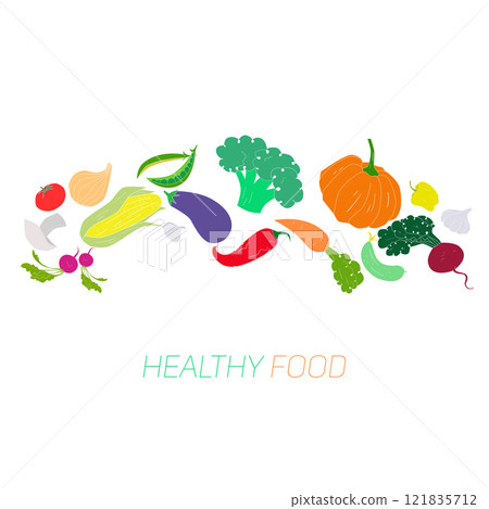 Fresh vegetables with placeholder for text Fresh vegetables with placeholder for text 121835712