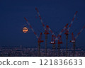 Full Moon and Crane 121836633