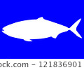黃尾魚白色輪廓 121836901