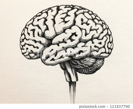 human brain close up 121837790