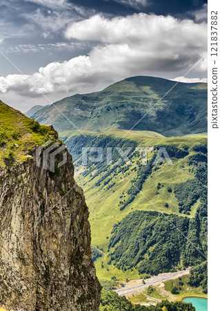 Summer mountain landscape 121837882