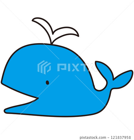 cute whale cute whale 121837958