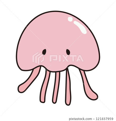 Pink jellyfish 121837959