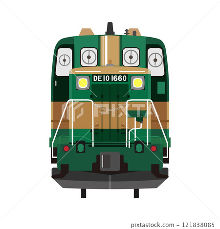 DE10型內燃機車Norokko塗裝正面圖 121838085