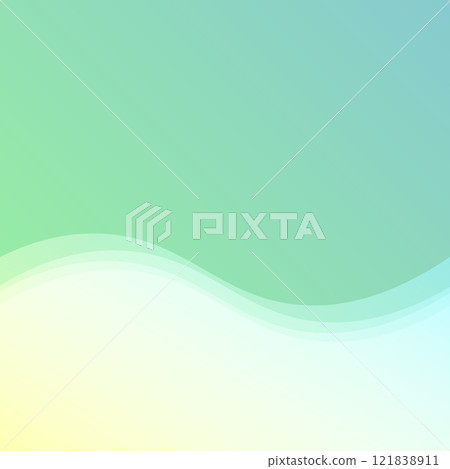 Simple wave background illustration 121838911