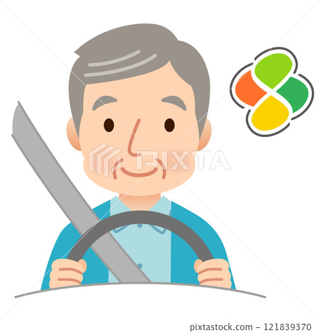 老年駕駛安全駕駛 老年駕駛 121839370