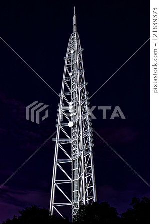 Seto Digital Tower at night 121839373