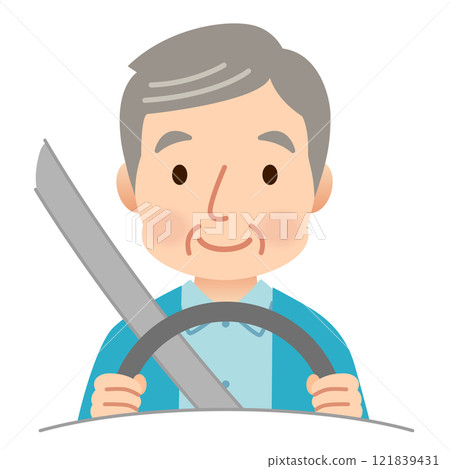 Safe driving by elderly drivers Elderly driving Safe driving by elderly drivers Elderly driving 121839431