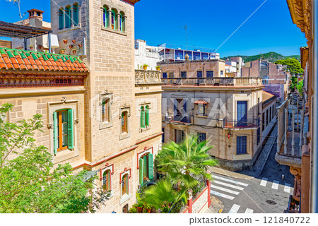 Spain. Spain. City views of Sitges,a beautiful town near Barcelona. 121840722