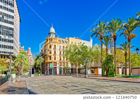Valencia. Modernisme Plaza of the City Hall . 121840750