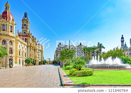Valencia City Hall  on City Hall Square. 121840764
