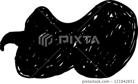 Hand drawn speech bubble Hand drawn speech bubble 121842651