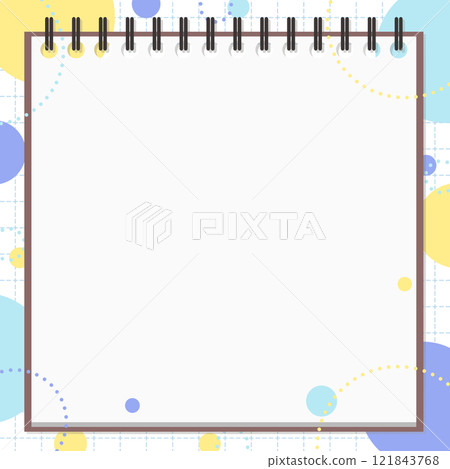 Notepad background material, pop design Notepad background material, pop design 121843768