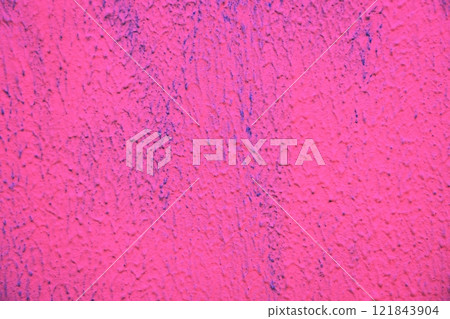 Wall texture with white shabby plaster. Wall texture with white shabby plaster. 121843904