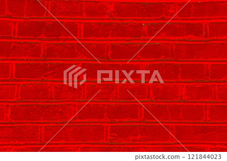 Smooth brickwork, changed colors, carp background in soft pastel colors. 121844023