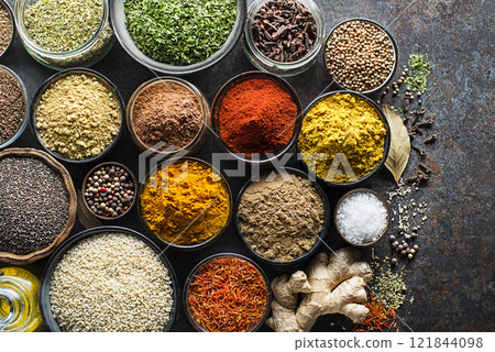 Herbs and spices 121844098