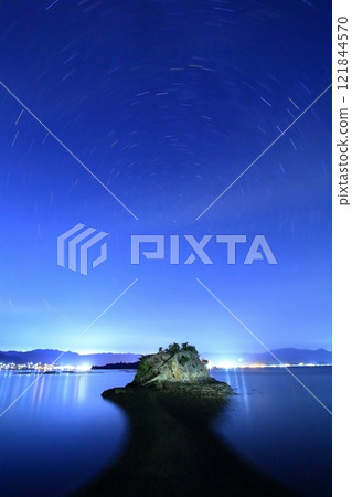 大芝島聖米歇爾山夜景 121844570