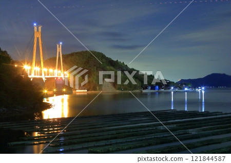 Oshiba Island at night Oshiba Bridge Oyster restraint rack 121844587