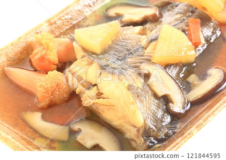 Flatfish roe in thick sauce Flatfish roe in thick sauce 121844595