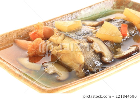 Flatfish roe in thick sauce Flatfish roe in thick sauce 121844596