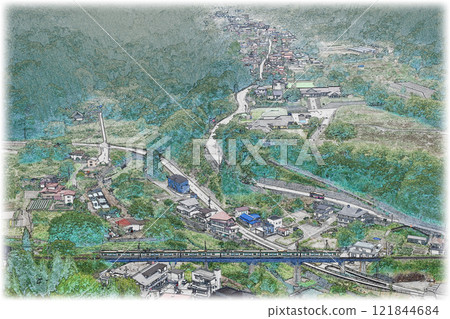 山寺和五殿堂的風景 山寺和五殿堂的風景 121844684
