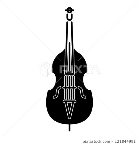 Contrabass icon vector 121844991