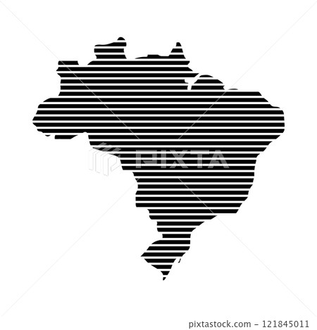 Brazil Map Icon Brazil Map Icon 121845011