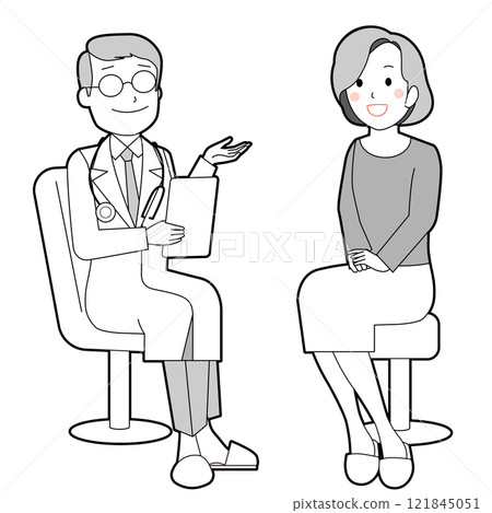 收到男醫生的解釋後,女子很高興 收到男醫生的解釋後,女子很高興 121845051