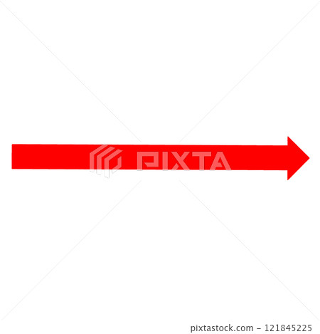 Long arrow illustration Long arrow illustration 121845225