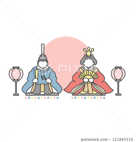 女兒節 女兒節插圖 121845318