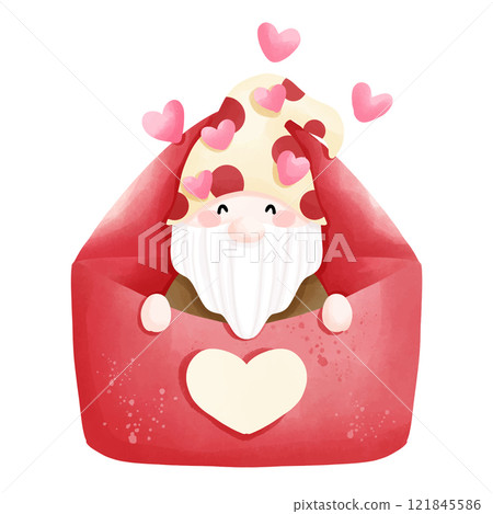 Valentine elements, Valentine gnome. Valentine elements, Valentine gnome. 121845586
