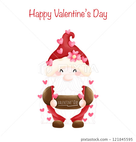 Valentine elements, Valentine gnome. Valentine elements, Valentine gnome. 121845595