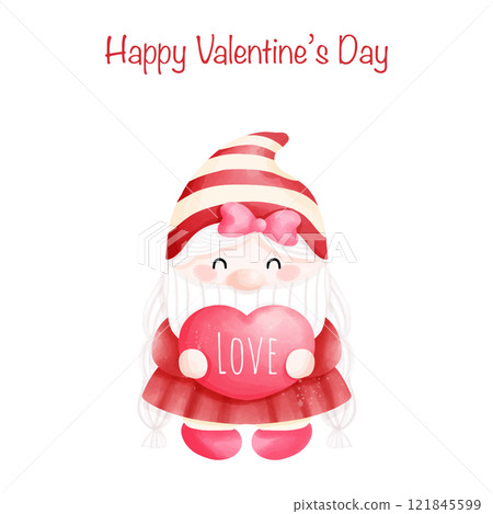 Valentine elements, Valentine gnome. Valentine elements, Valentine gnome. 121845599