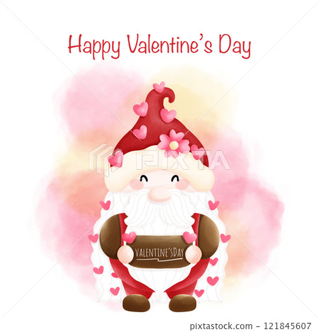 Valentine elements, Valentine gnome. Valentine elements, Valentine gnome. 121845607