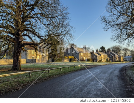 Village of Langton in North Yorkshire - England 121845802