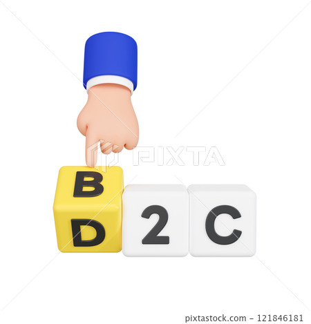 3DCG|Direct to Consumer・Business to Consumer 3DCG|Direct to Consumer・Business to Consumer 121846181