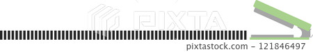 Stapler graphic material illustration 121846497