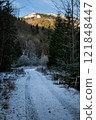Big Fatra mountains, Slovakia, snowy landscape 121848447