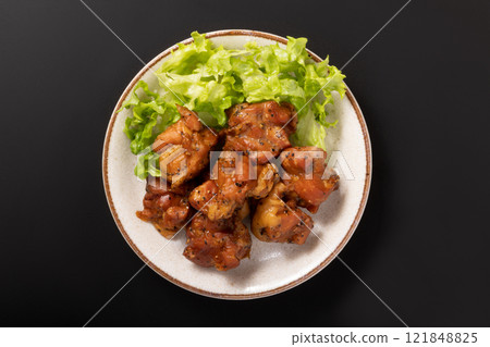 Smoked Pepper Chicken 121848825