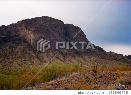 Sonora Desert Arizona Picacho Peak State Park on Film Sonora Desert Arizona Picacho Peak State Park on Film 121849736
