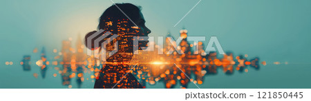 AI optimizing global marketing campaigns for diverse audiences, automation, marketing precision 121850445