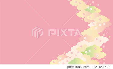 bg material-sakura12-2 vector 121851328