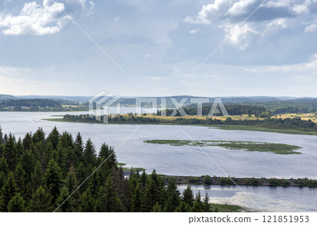 Karelian natural photo taken at the top of the Paasonvuori Mount 121851953