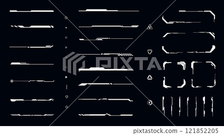 Digital cyber futuristic technology design element 002 Digital cyber futuristic technology design element 002 121852205