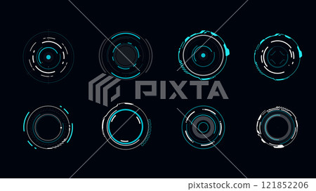 Digital cyber futuristic technology design element 003 Digital cyber futuristic technology design element 003 121852206