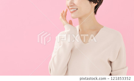 A woman with a smile A woman with a smile 121853352