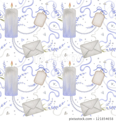 watercolor, seamless, pattern 121854658