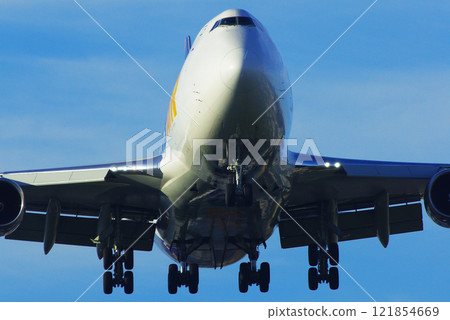B747超大型噴氣式飛機降落在橫田基地 B747超大型噴氣式飛機降落在橫田基地 121854669