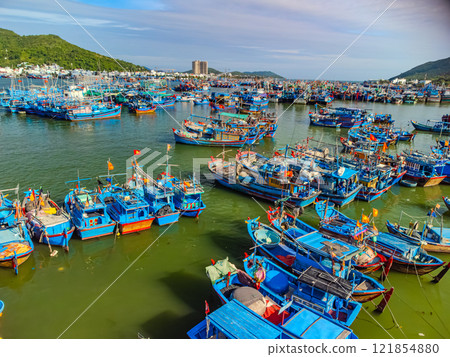 Fishing port. Fishing port. 121854880